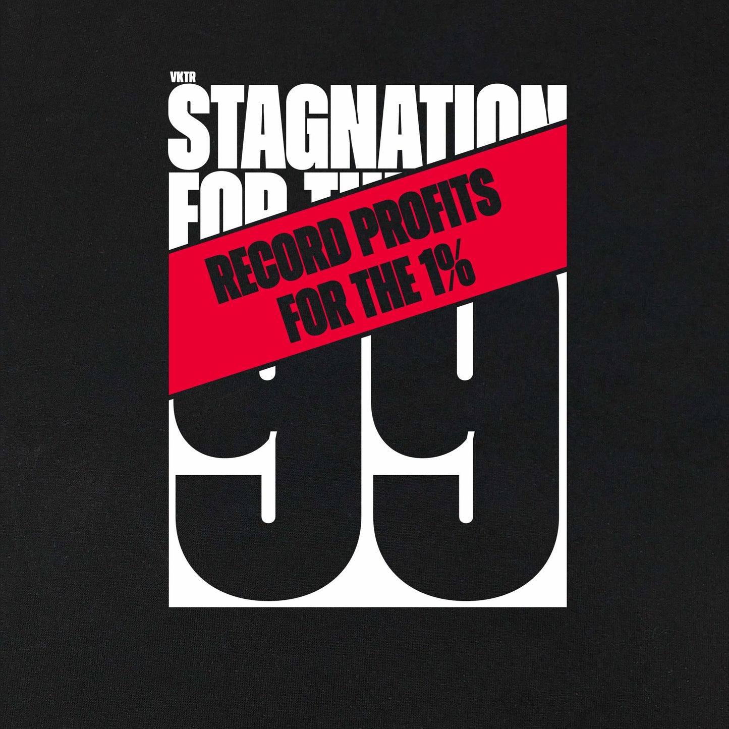 Stagnation for the 99% - Profits for the 1% | Bio Unisex-Kapuzenpullover